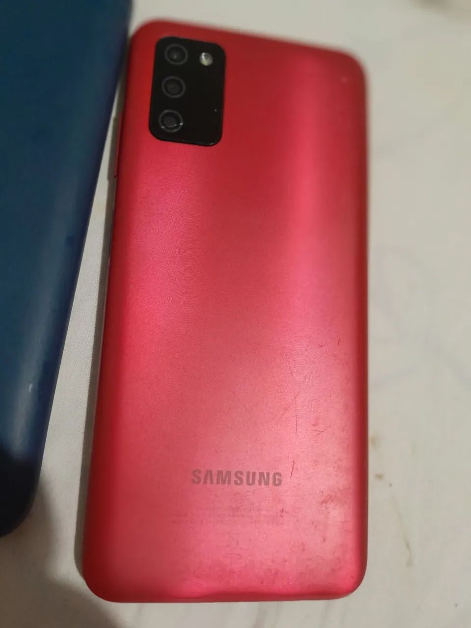 Vendo celular samsung A03, usado rosa com capa e sem carregador - Foto 3