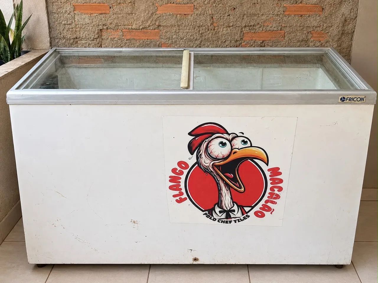Freezer tamo de vidro horizontal 