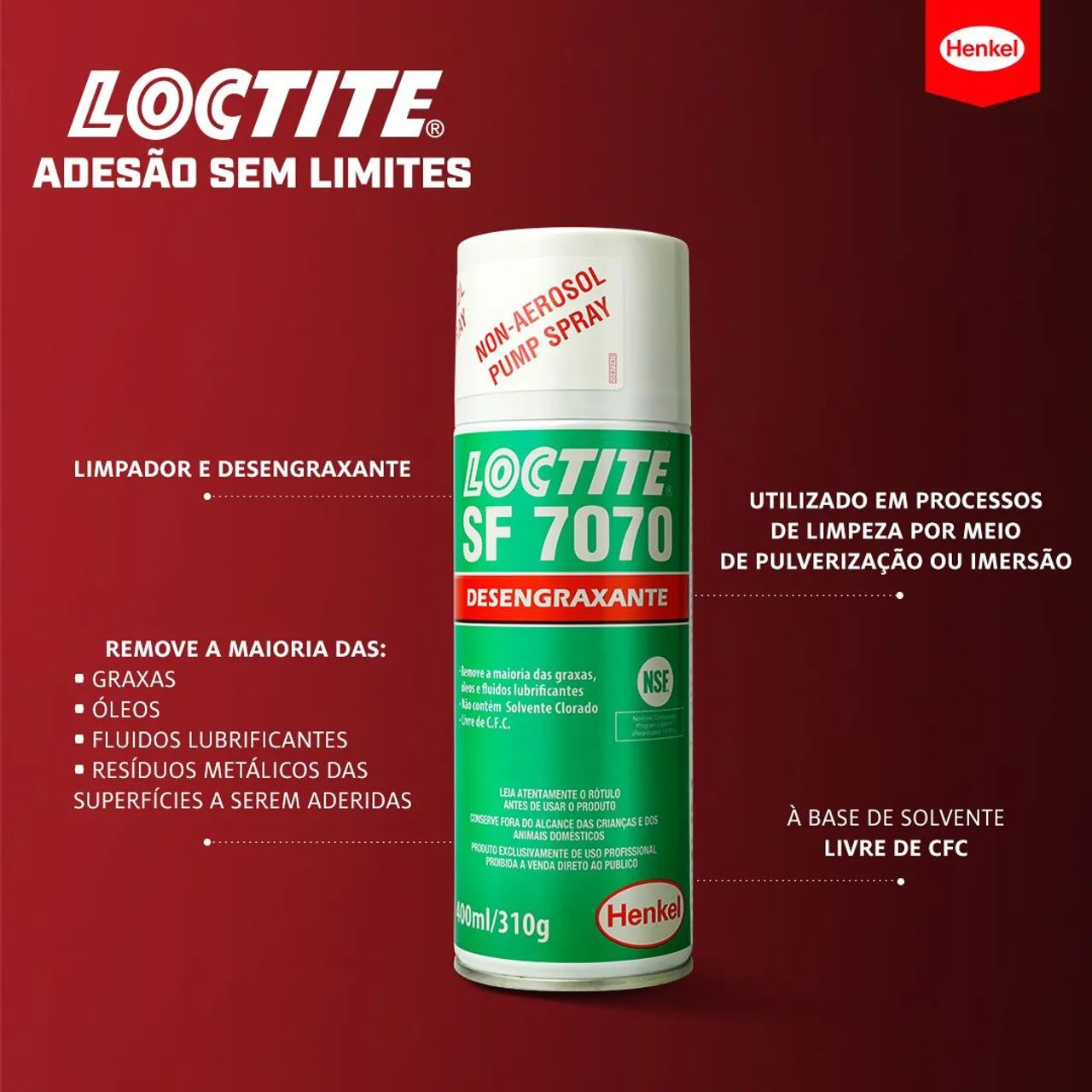 Desengraxante LOCTITE 7070 - Foto 2