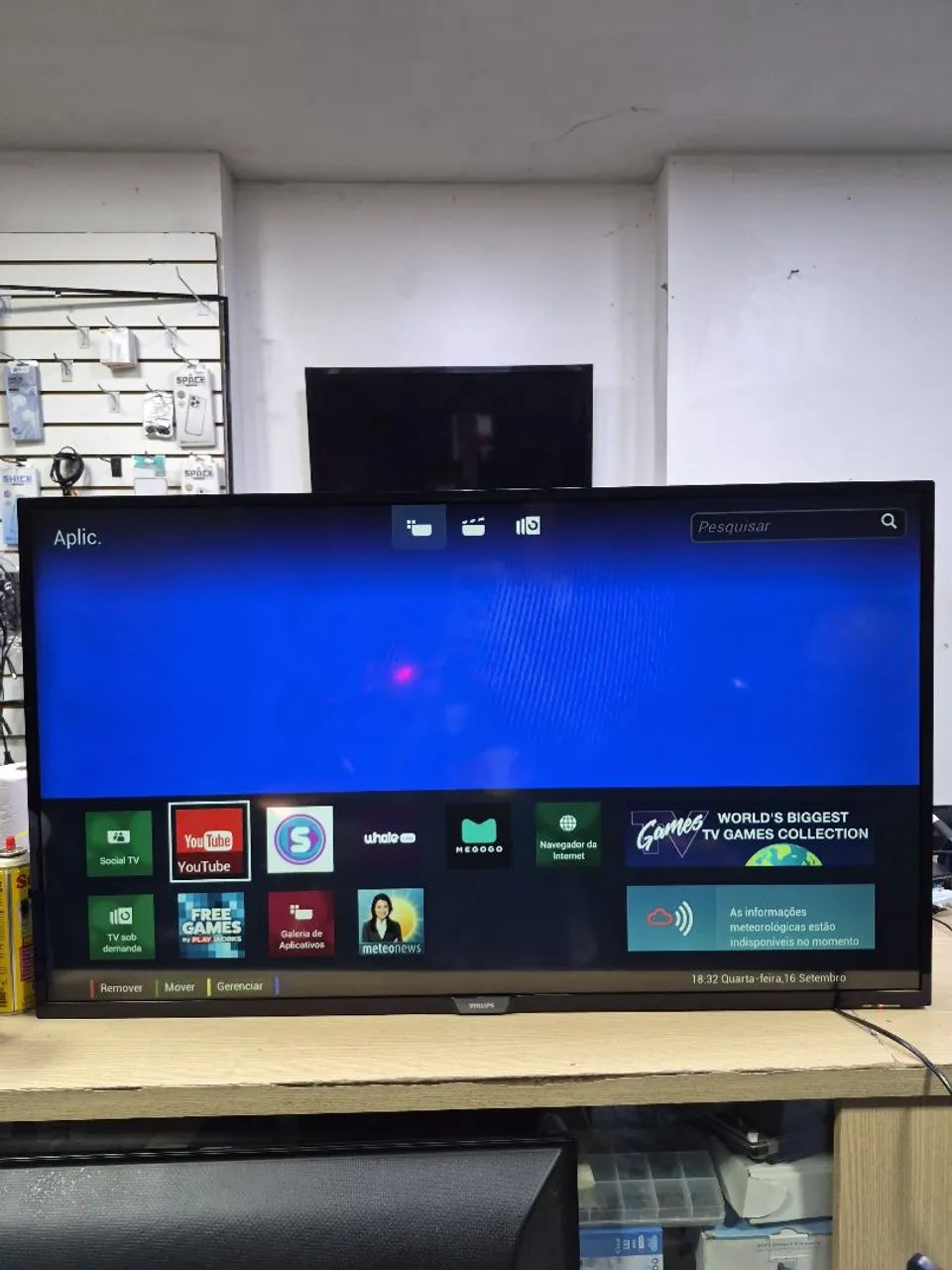 Smart TV Philips 43 polegadas Wi-fi integrado  - Foto 4
