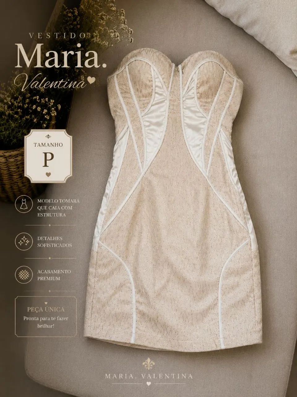 Vestido Maria. Valentina | Tam. P - Foto 2