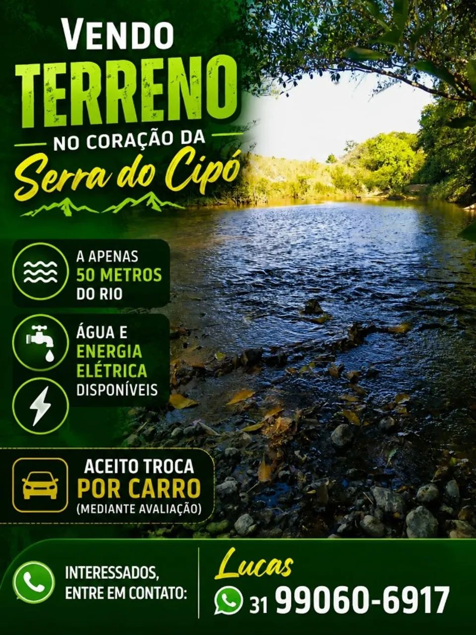 Oportunidade -Terreno na Serra do Cipó