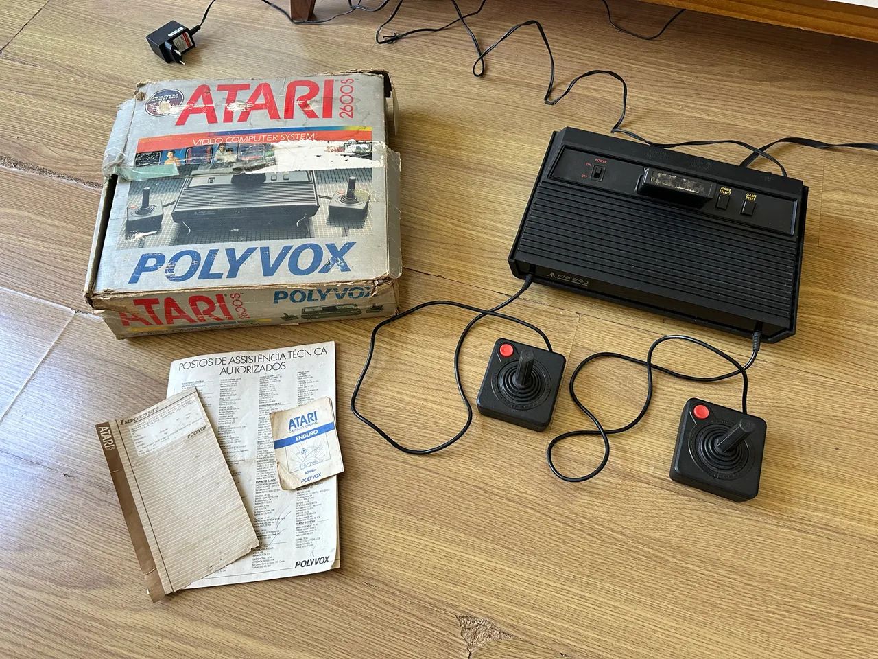 Atari 2600S Polyvox Na Caixa Original Anos 80 - Funcionando Perfeitamente