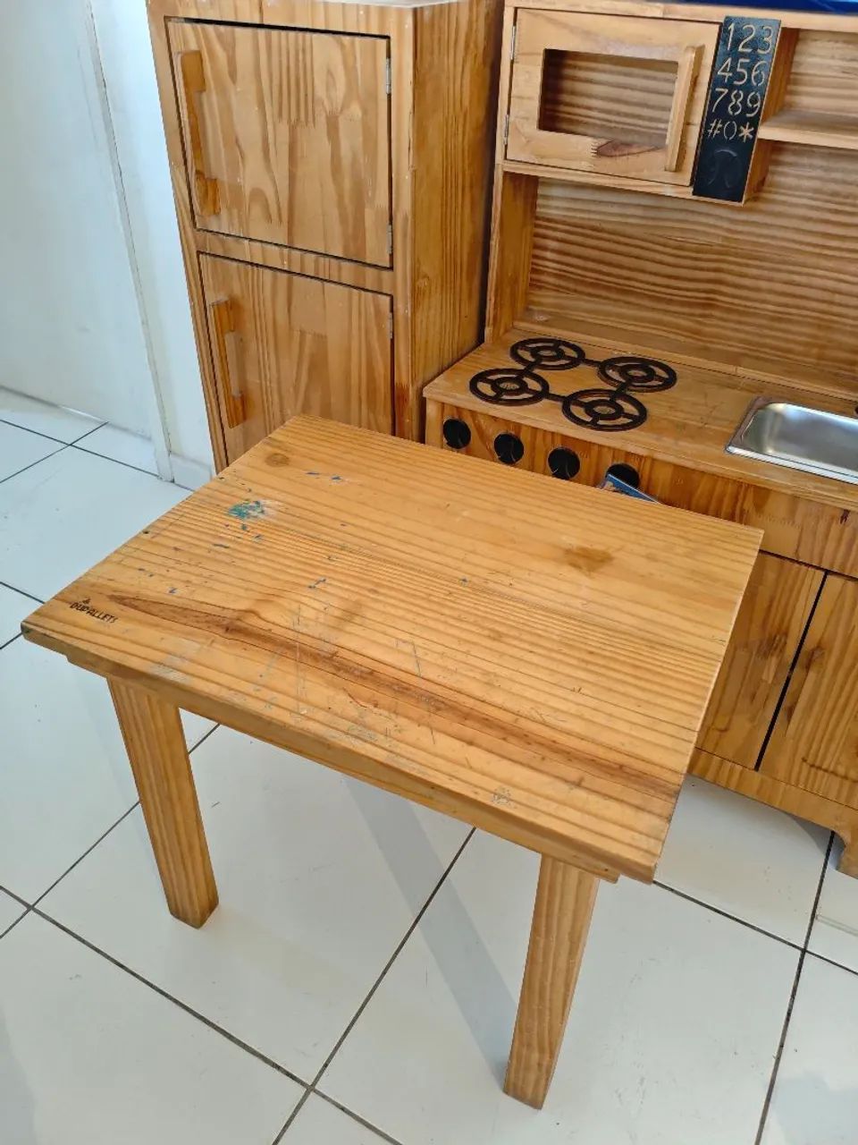 Mesa madeira infantil 