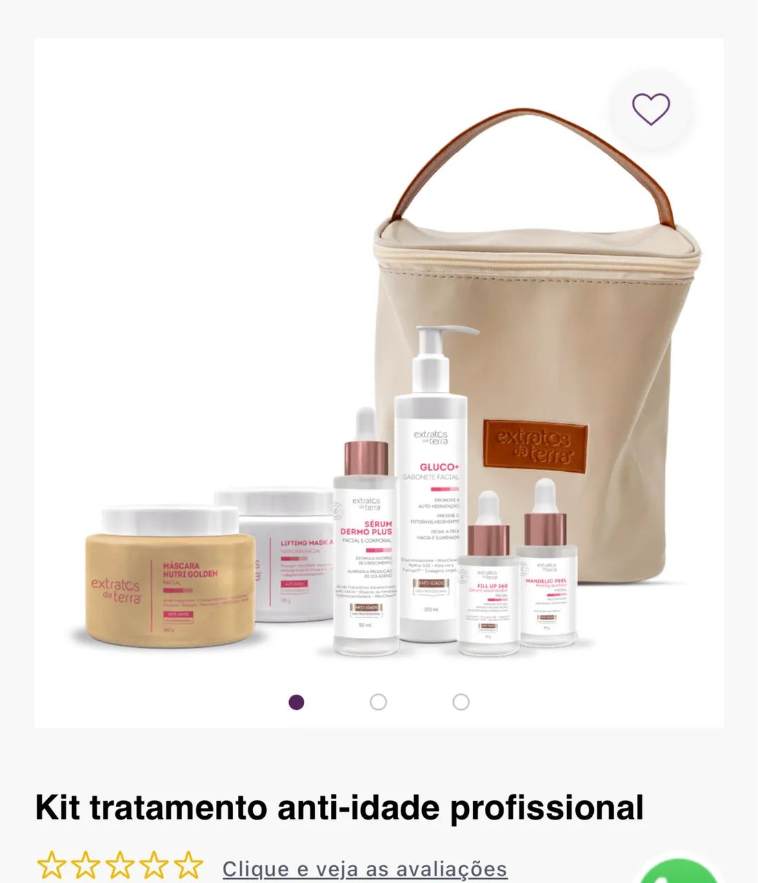 Kit anti idade profissional 