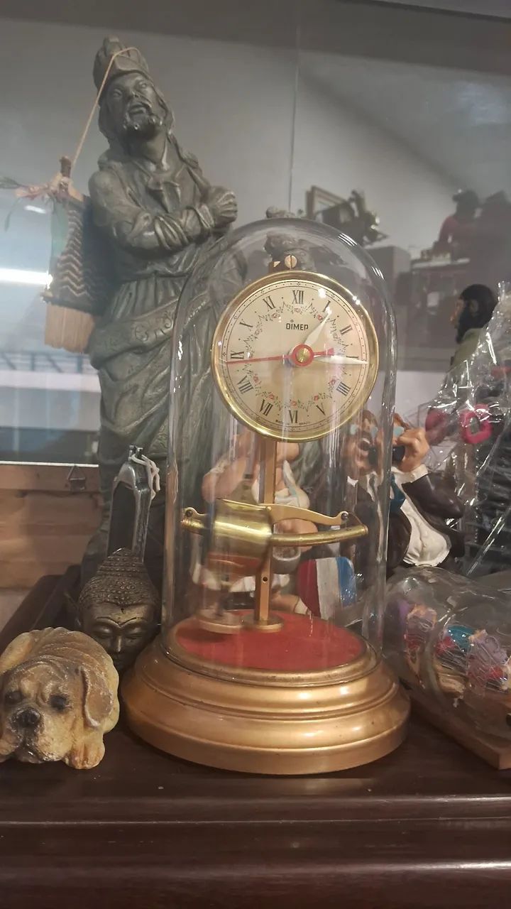 relógio de mesa vintage da marca Dimep Tagus funcionando perfeitamente  - Foto 3