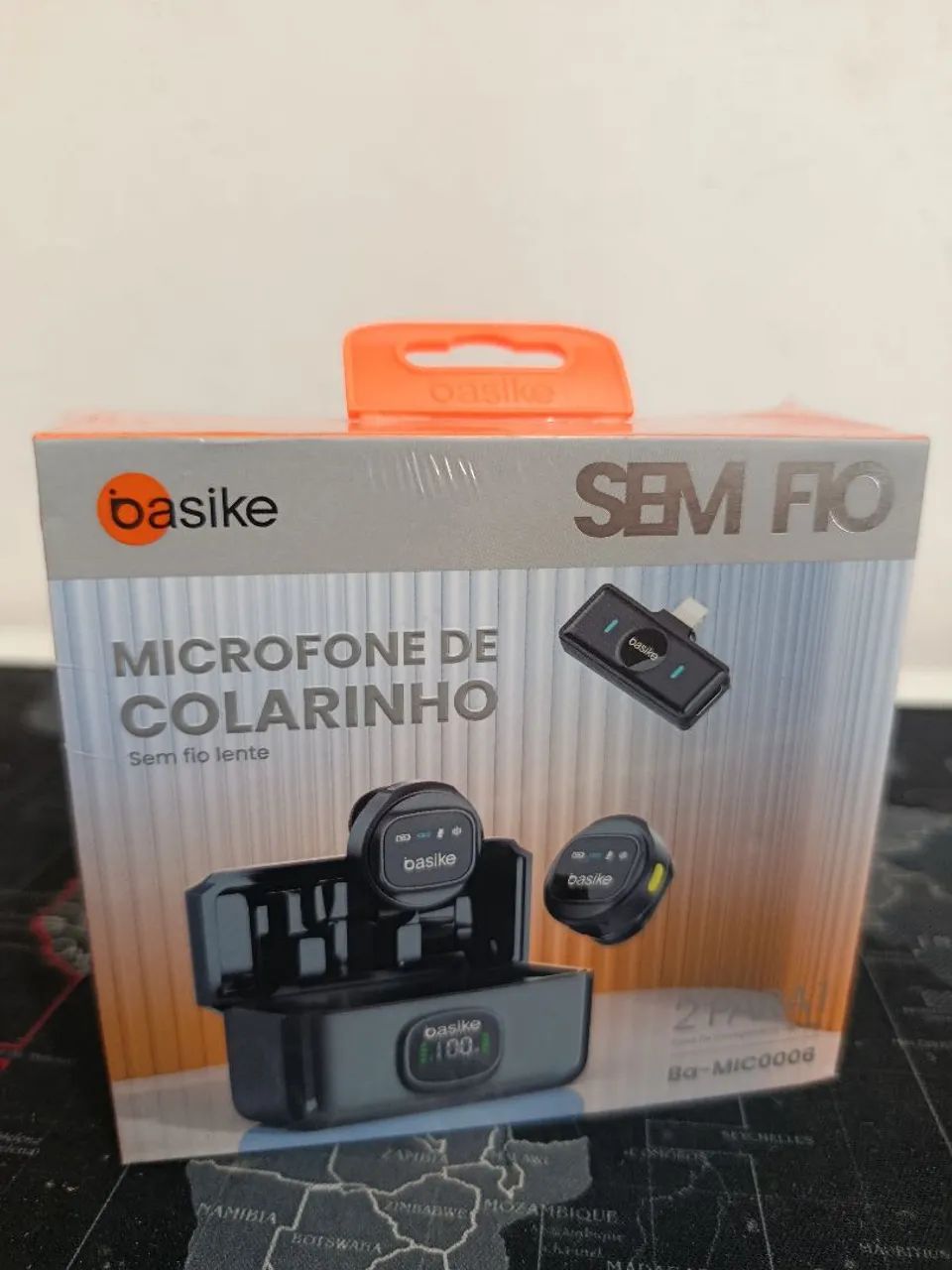 Microfone de lapela duplo colarinho entrada Tipo C  para Android e iOS / MEGA PROMOÇÃO  - Foto 2
