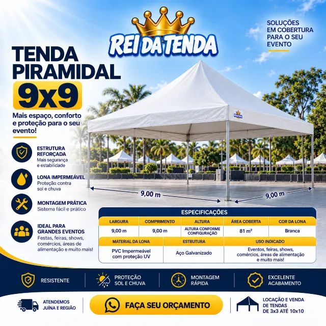 Tenda Piramidal - Foto 5