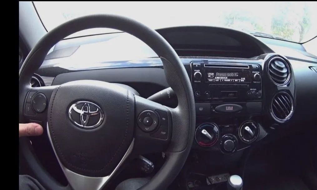 Rádio original do Etios com bluetooth 