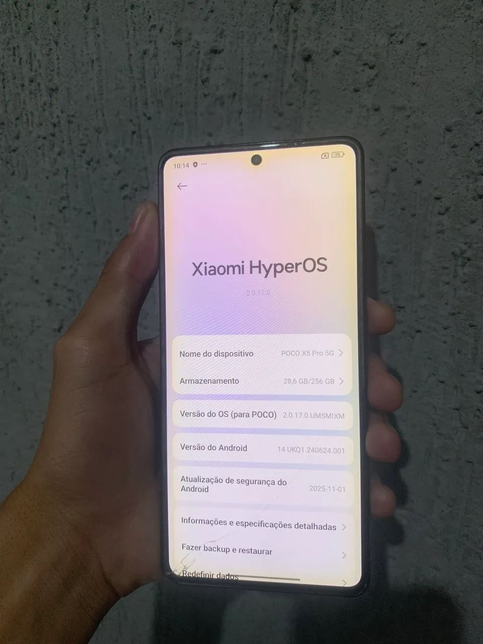Poco x5 pro 5g 256gb trincado - Foto 3