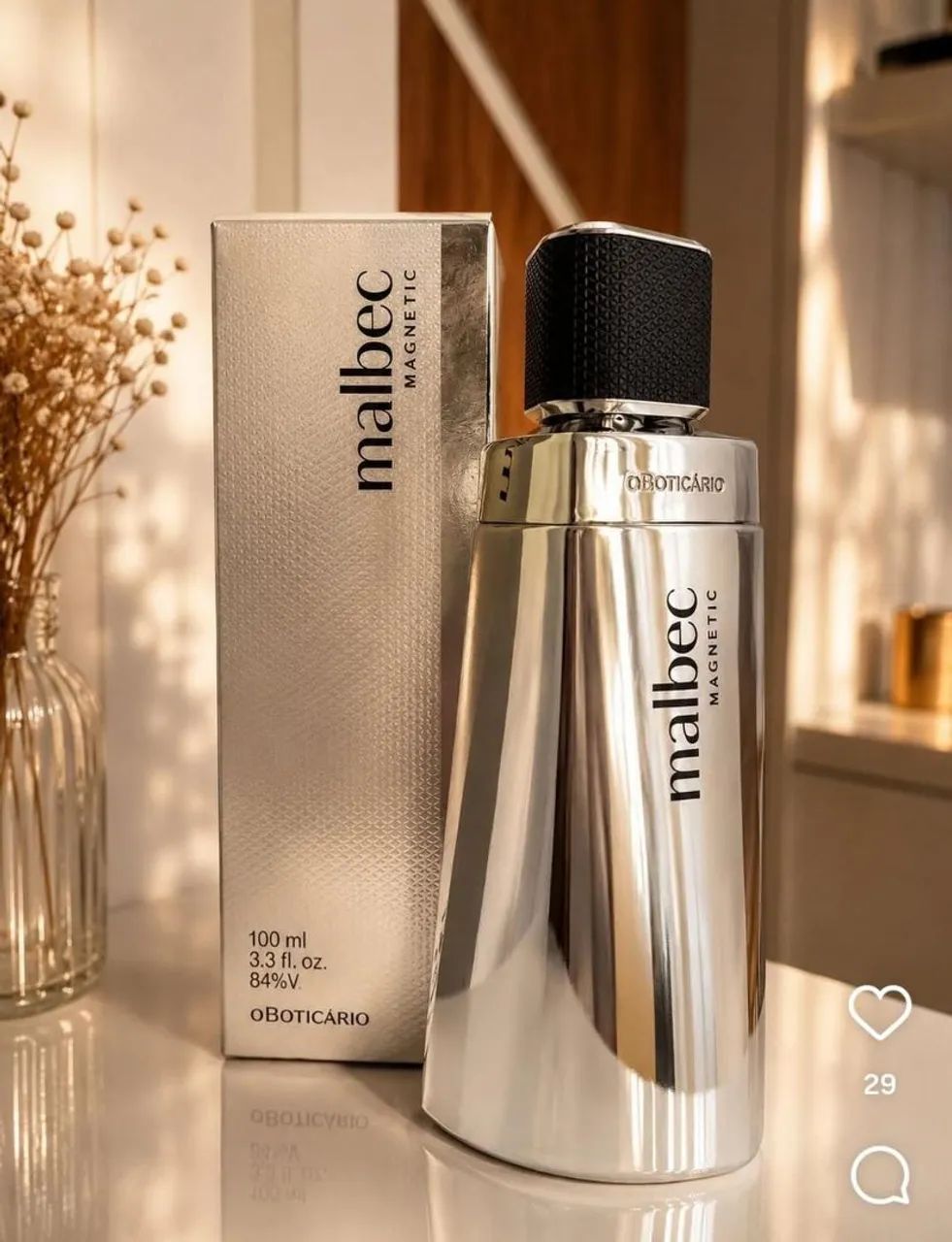 Perfume Malbec Magnétic O Boticário 