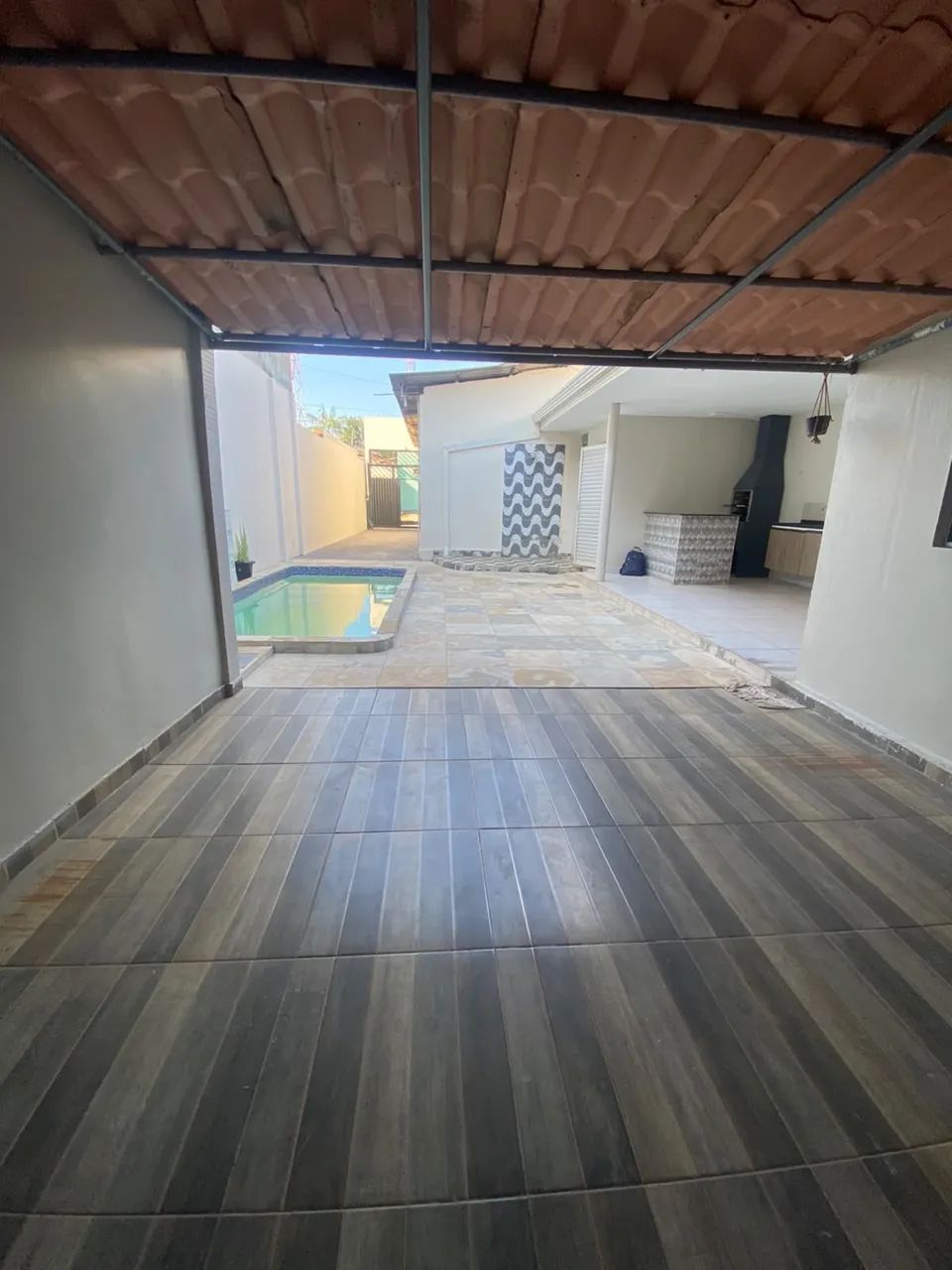 Aluga-se casa bairro união com piscina e energia solar  - Foto 2