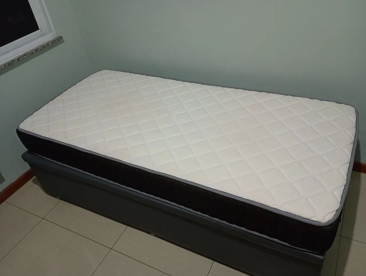 Cama box solteiro Ortobom + colchão  - Foto 3