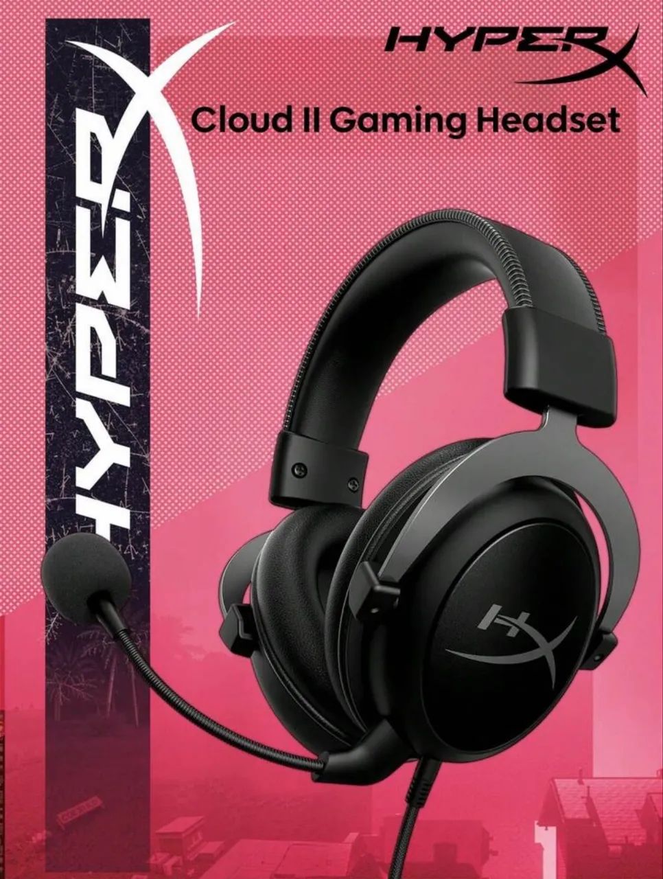 Headset Gamer HyperX Cloud II 7.1 - Drivers 53mm - PC / PS / Xbox - Foto 2