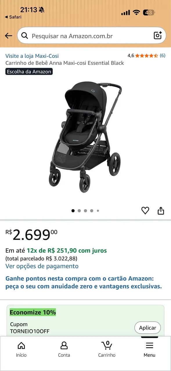 Vendo carrinho de bebê Maxi-Cosi Anna 2 - Foto 5