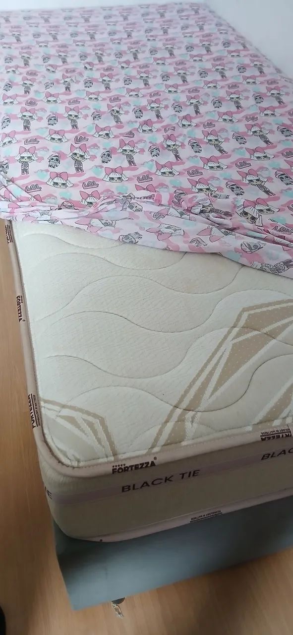 Cama de solteiro com colchão e cama auxiliar  - Foto 5