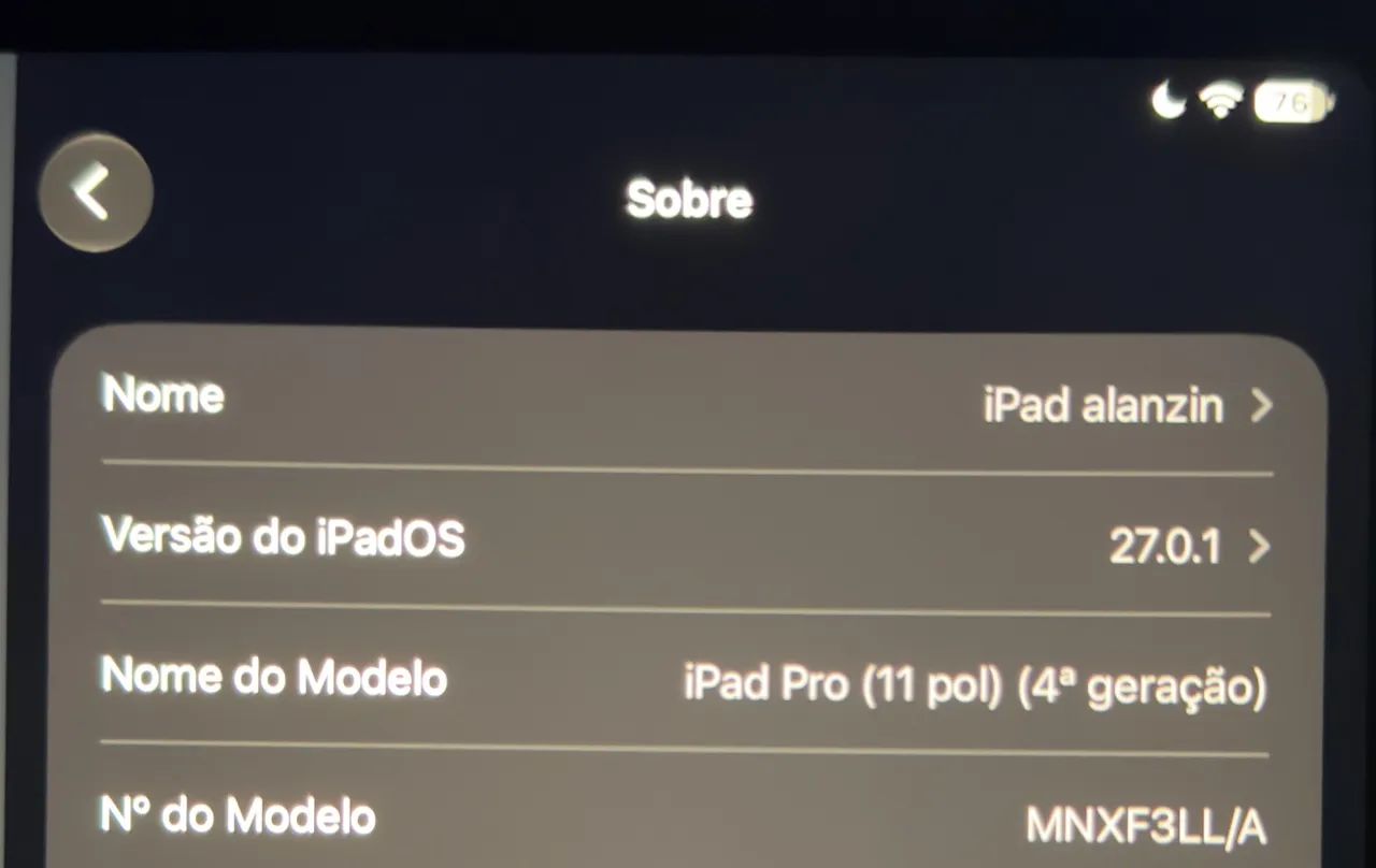 iPad Pro (11pol) 256GB  (4º geração ) M2  - Foto 3