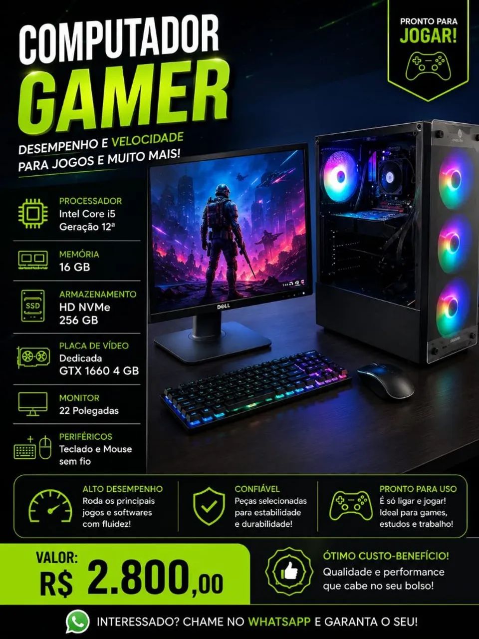 Computador gamer