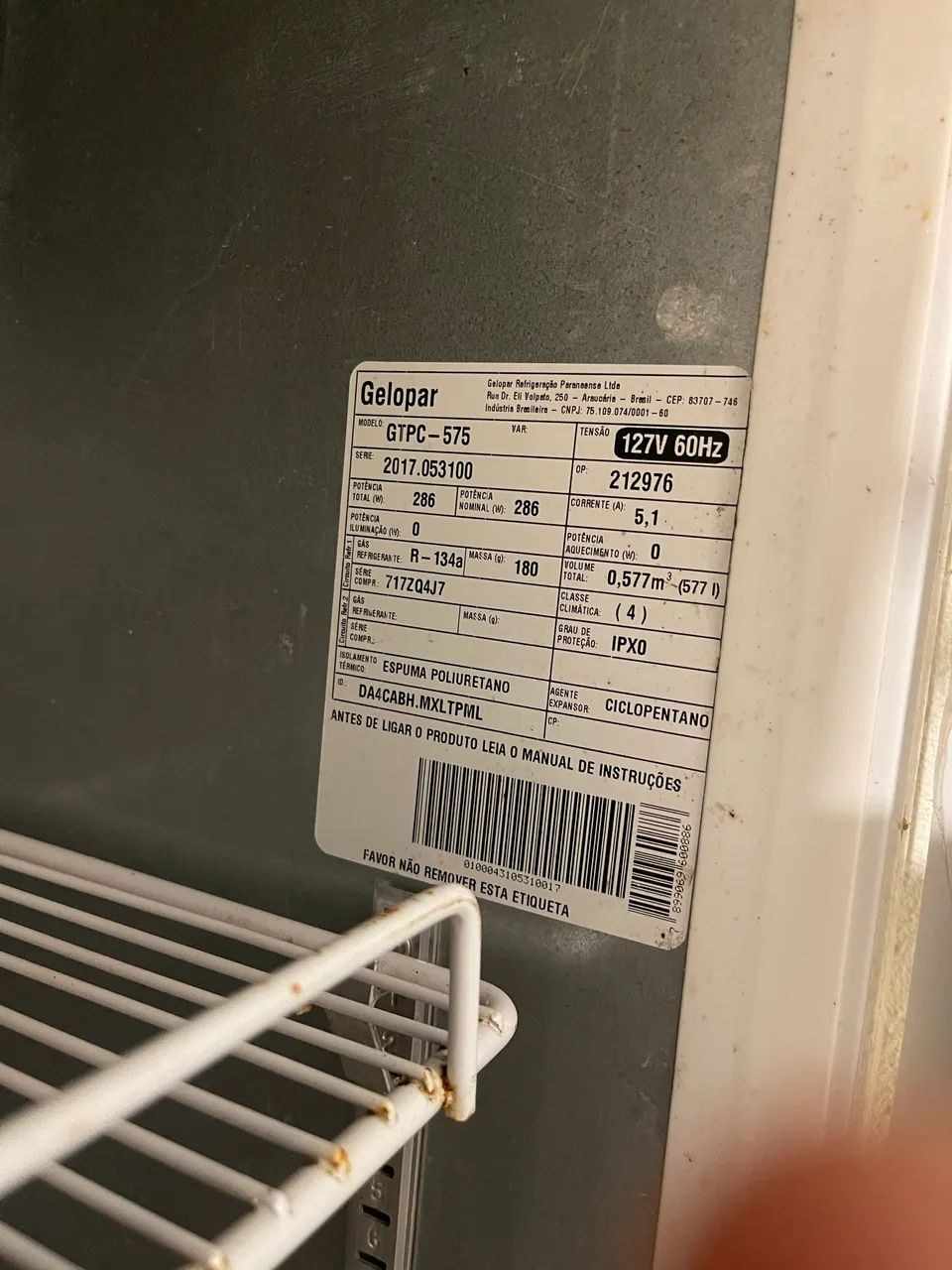 Freezer gelopar 575 litros - Foto 4