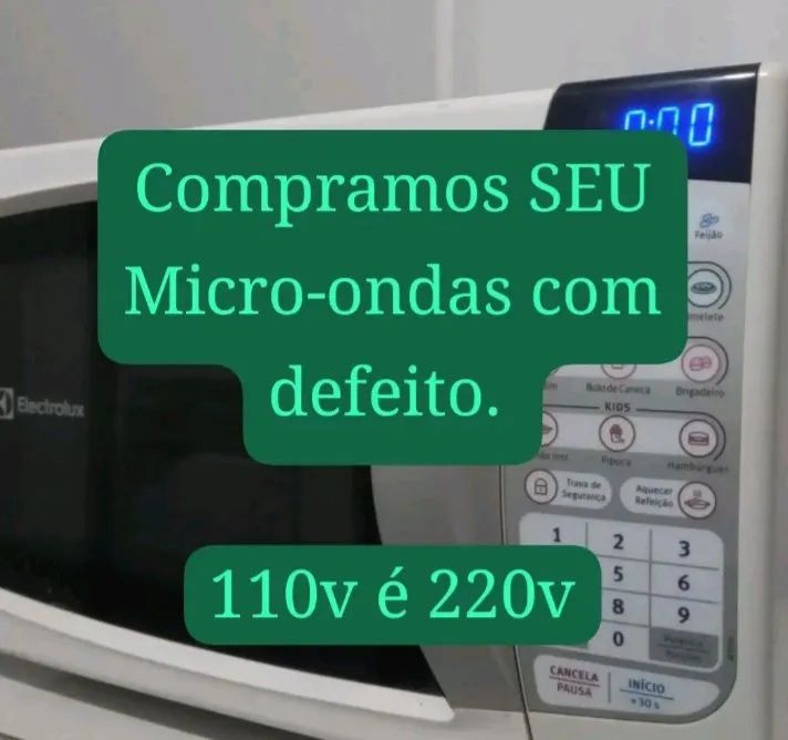Compramos seu Microondas com defeito 