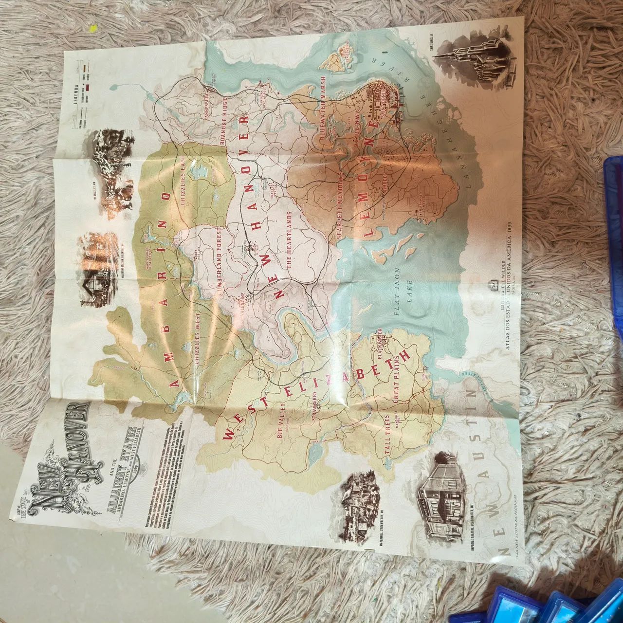 Red dead redemption 2 ps4 com mapa 2 discos - envio olxpay - Foto 5