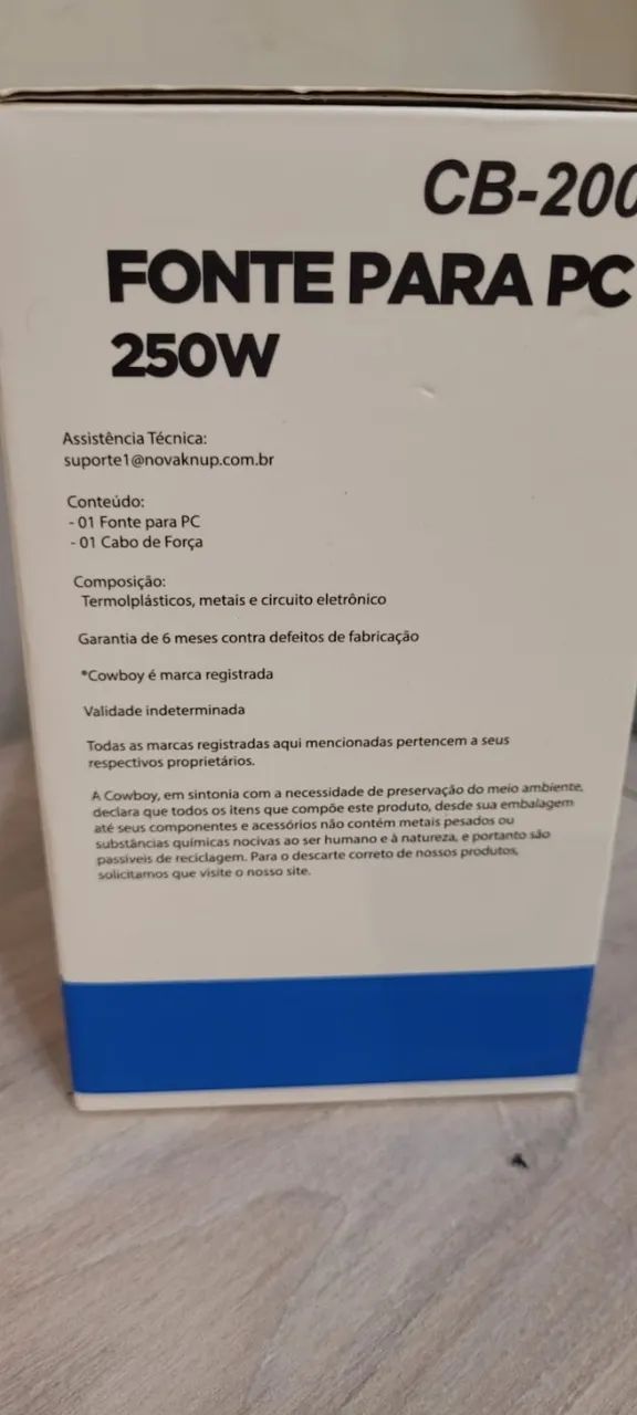 Fonte para pc 250w cb-200 - Foto 4