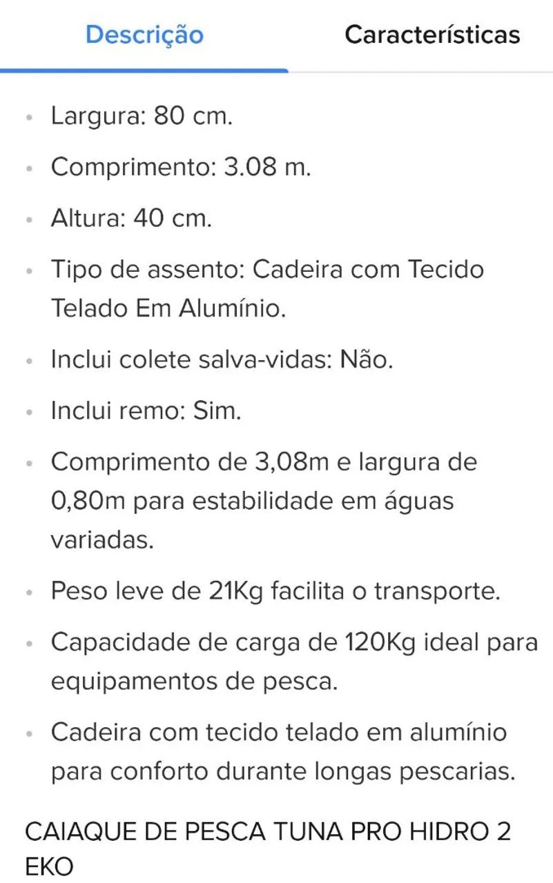 Caíque tuna pró  - Foto 3