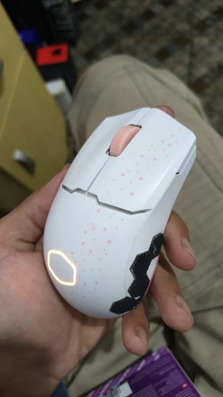 Mouse Gamer Cooler Master Óptico Wireless Mm712 Sakura Edition - Foto 2