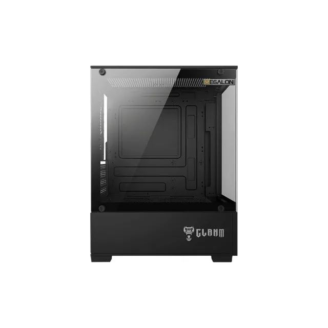 Gabinete Gamer Clanm Night Megalon Mini Tower Vidro Temperado Preto pode retirar no local  - Foto 3