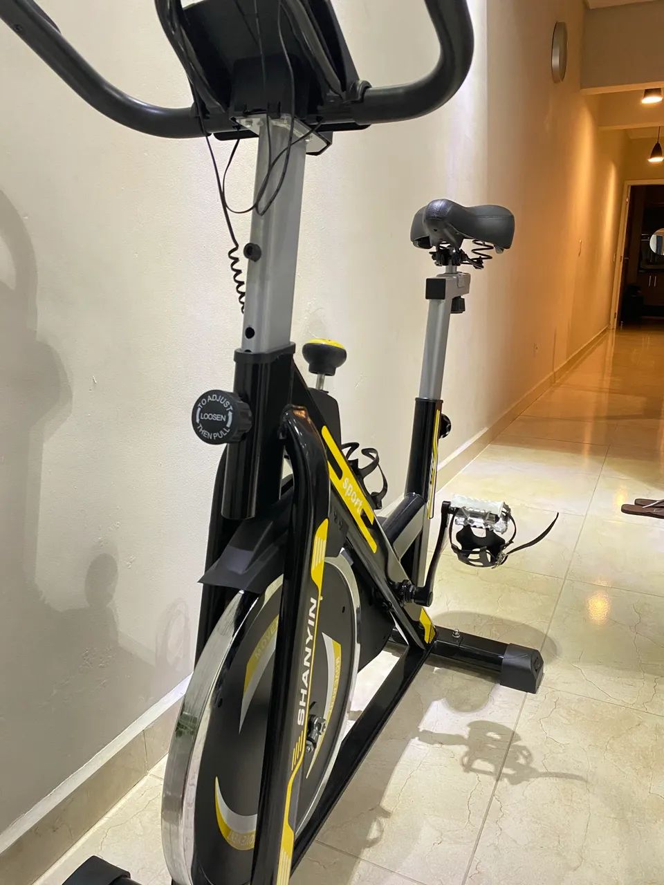 Bicicleta Spinning Ergométrica 13kg Roda de Inércia  - Foto 2