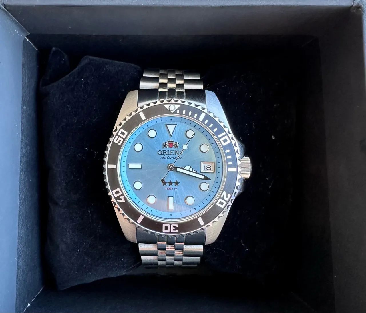 Relógio Orient 3 Estrelas Automático 39mm - Foto 4