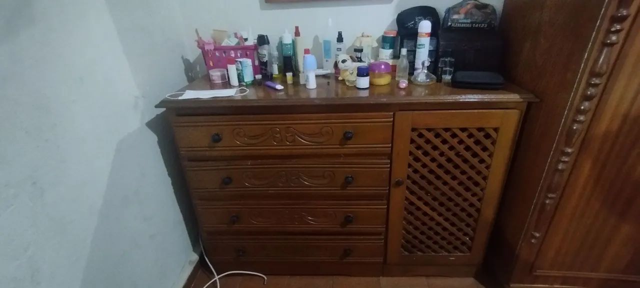 Jogo de quarto antigo completo  - Foto 4