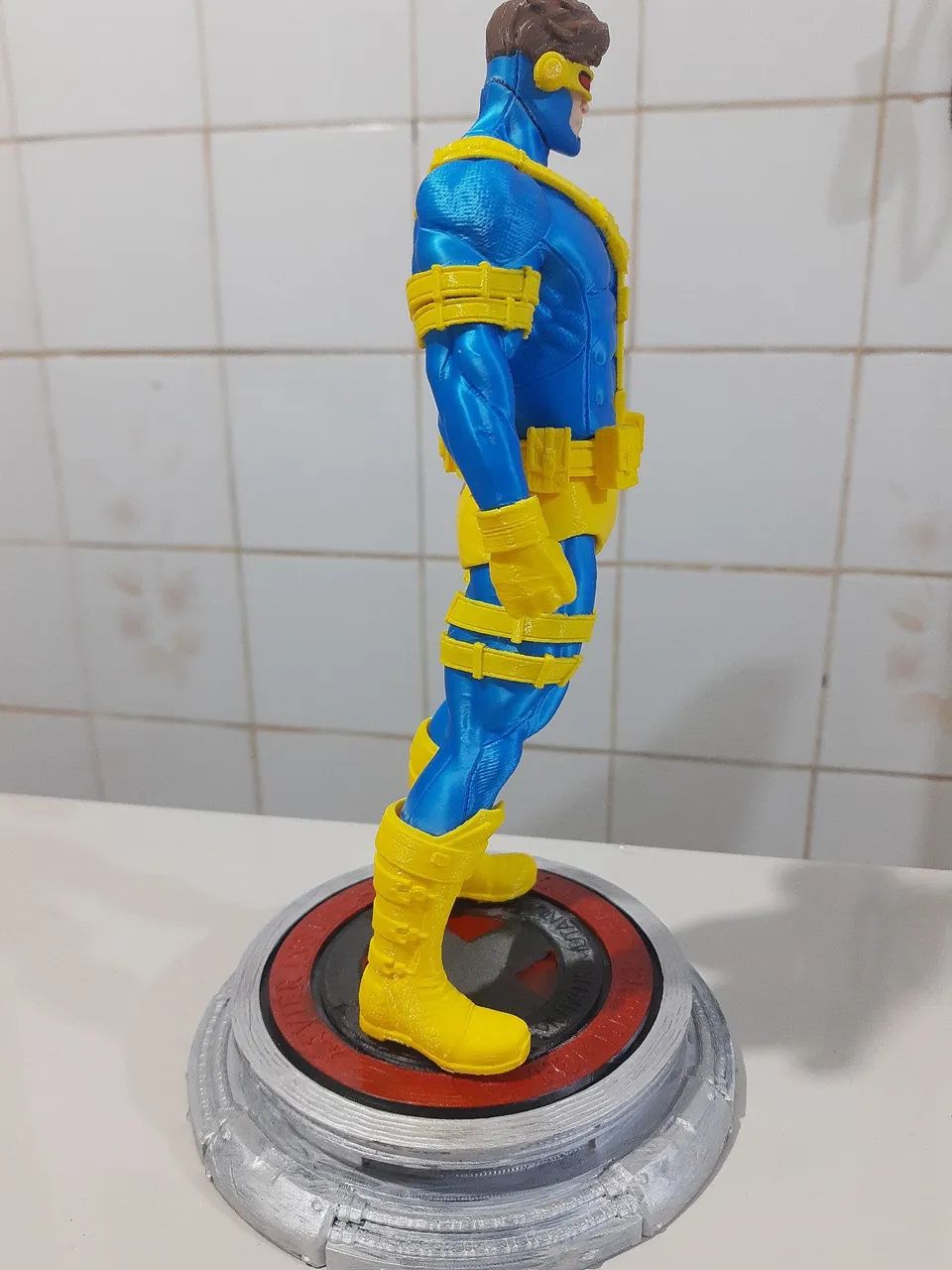 Figura X-Men Ciclope estátua 3d - Foto 4