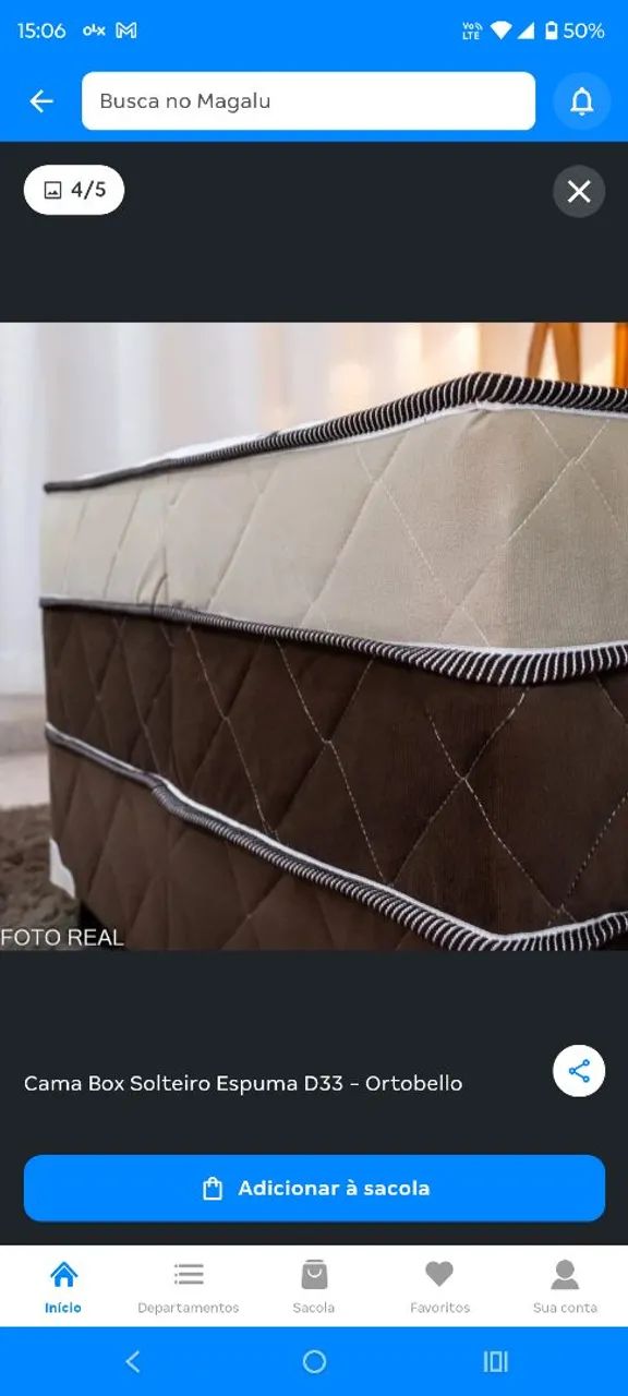 Cama box solteiro Confort d33 / pague na entrega  - Foto 3