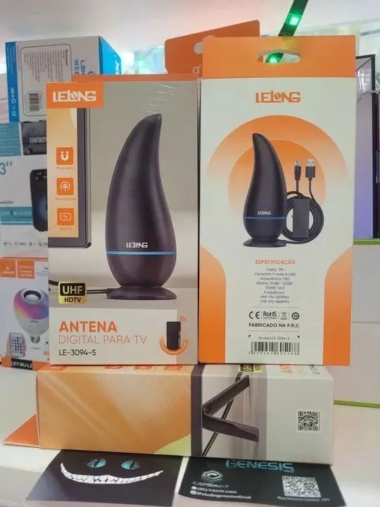 Antena Digital para TV com amplificador de sinal - Foto 2
