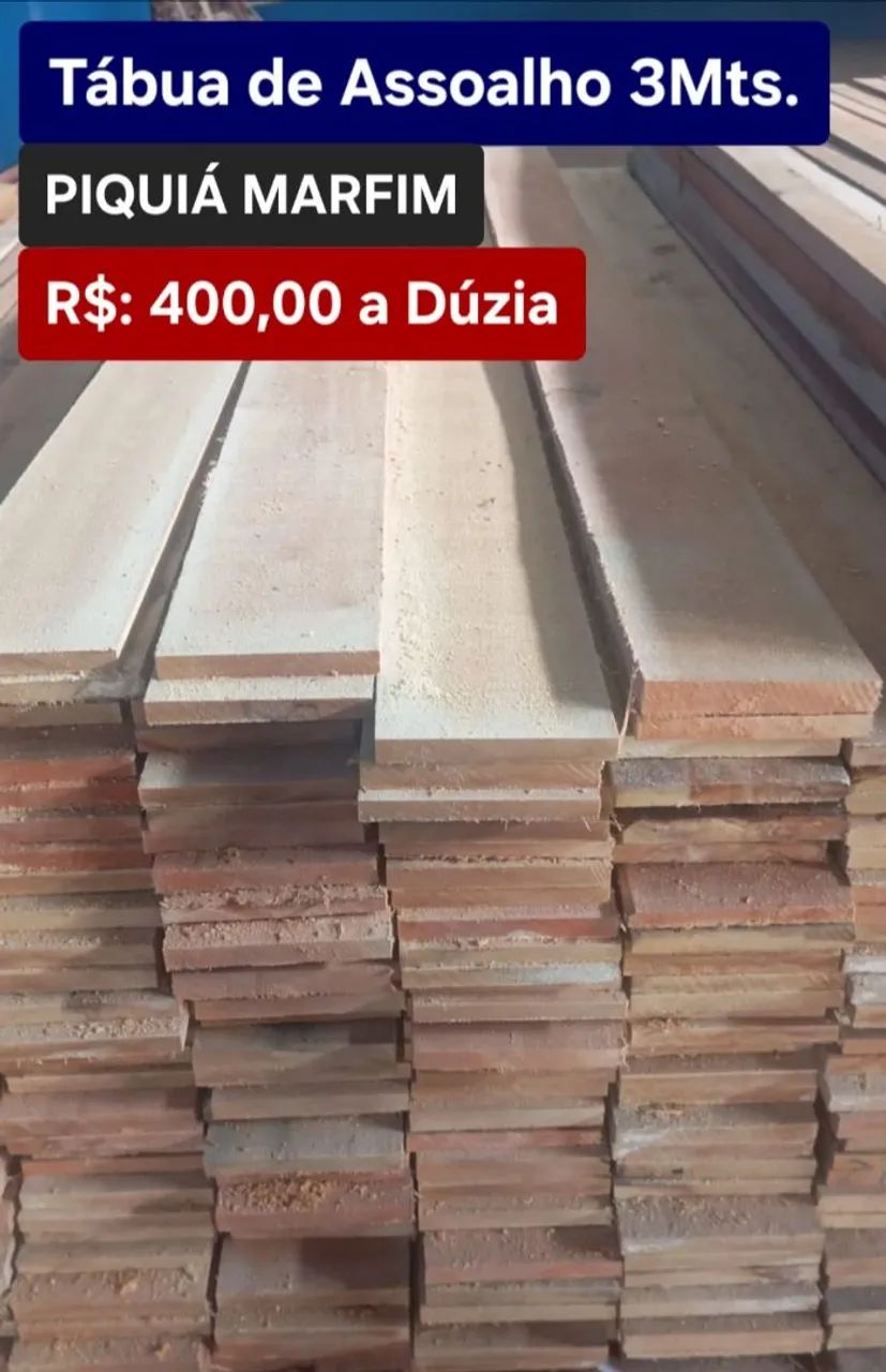 Tábua de Azimbre 3.00Mts. BANCADA + Ripão + Caibro + Pernamanca + Madeiras de Terra Firme - Foto 6