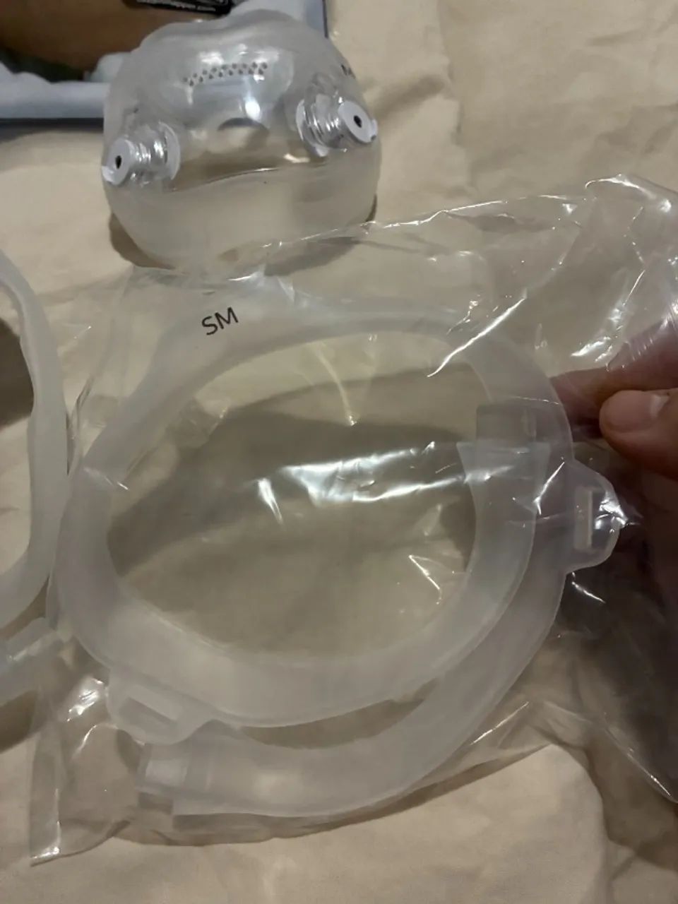 Máscara facial DreamWear Full - Philips CAPAP BIPAP  - Foto 4