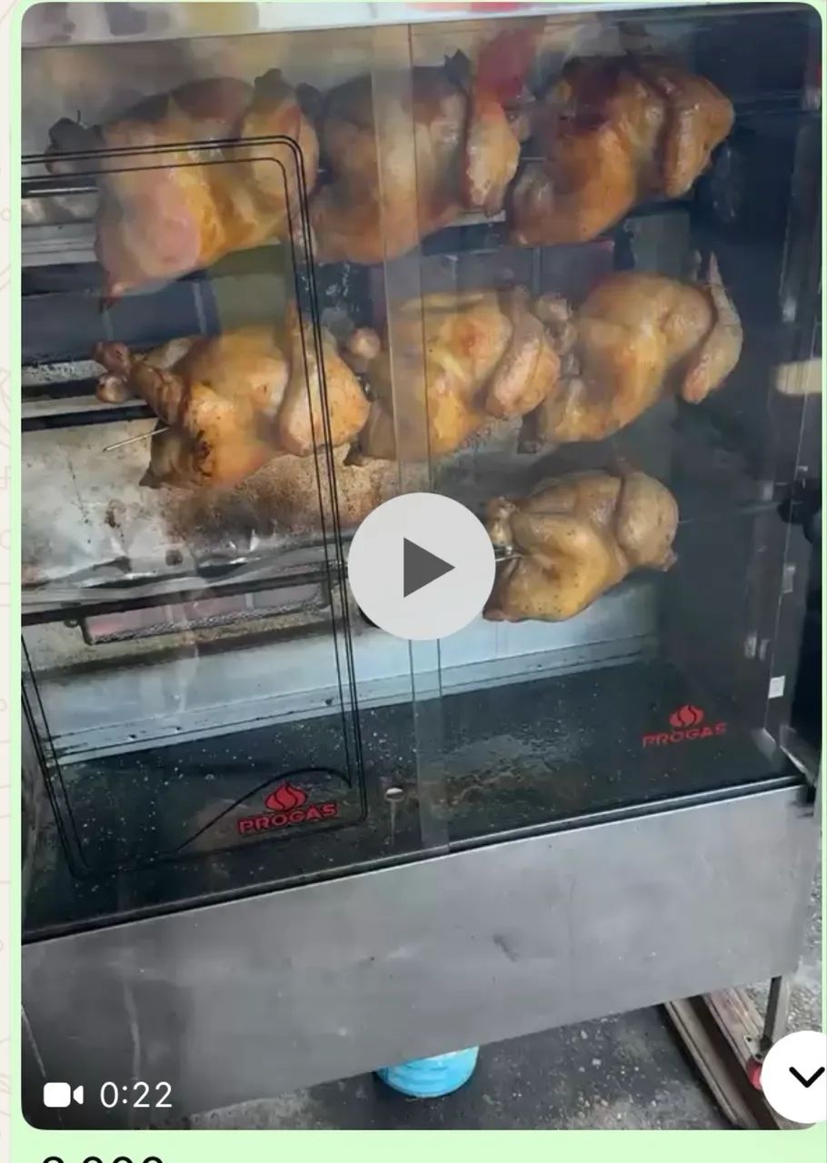 Assador de frango 16 frangos , máquina a gás  - Foto 2