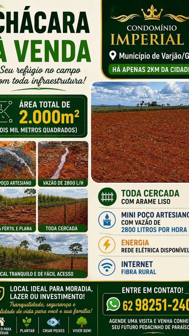 Chácara em Varjão/go
