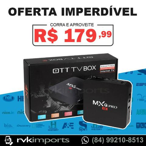 Imperdível - Smart box MXQ Pro 4k - Modelo atualizado - Aparelhos novos e com garantia