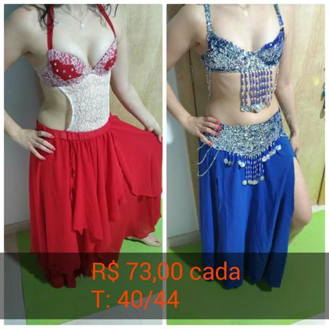 Vendo figurinos belíssimos de dança do ventre e Tribal
