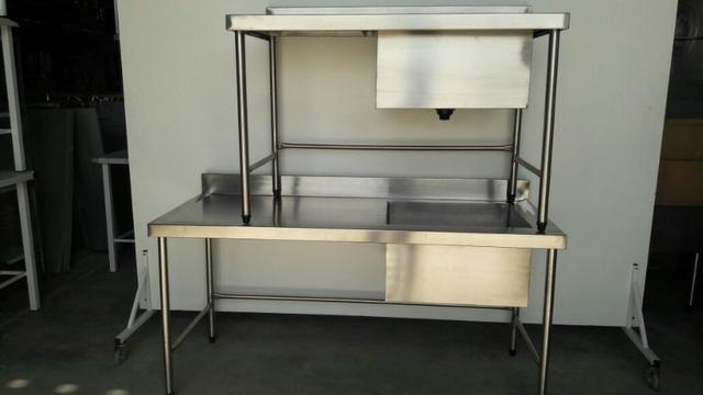 Pia Inox 304 com cuba tanque - Preço de fábrica