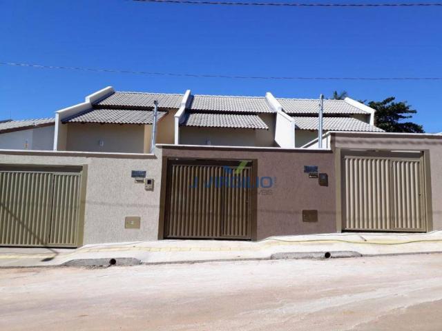 Casa com 2 dormitórios à venda, 54 m² por r$ 175.000,00 - jardim balneário meia ponte - go