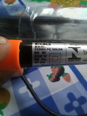 Ferro de Solda Eda Profissional 60w com suporte - Foto 4