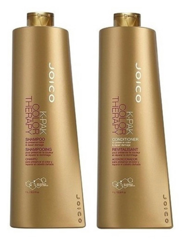 Joico K-pak Color Therapy 1l kit shampoo + condicionador - Foto 2