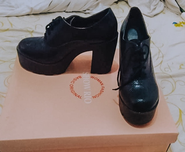bota oxford feminina