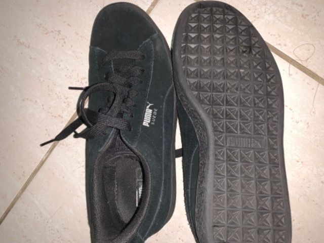 puma suede rosa e preto puma suede rosa e preto