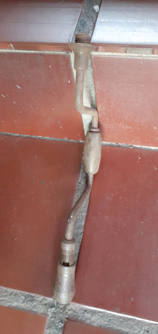 Furadeira manual antiga - Foto 6