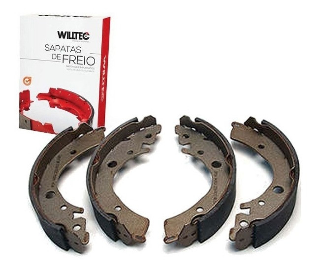 Sapata Lona de Freio Willtec - Para vários modelos de carro ! Sem instalação - Foto 2