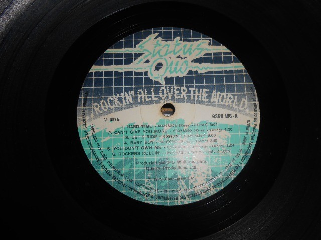 Status Quo LP - Rockin All Over The World - Nacional - Foto 4